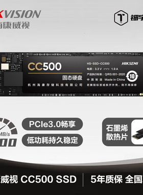 海康威视cc500 1tb SSD固态硬盘512g M.2 2tb NVMe固态硬盘m2