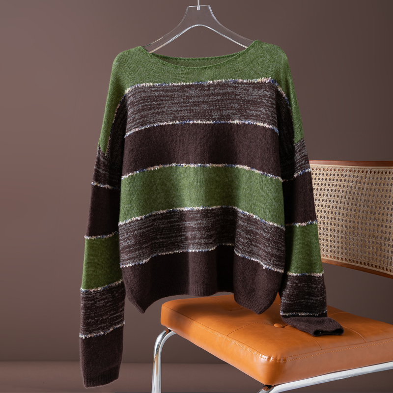 轻盈艺术感针织衫！羊毛羊绒毛衣