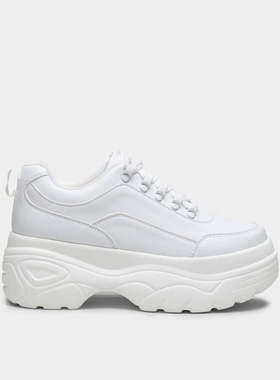 koi footwear鞋Jeninie同款松糕鞋老爹鞋厚底白色时尚休闲鞋