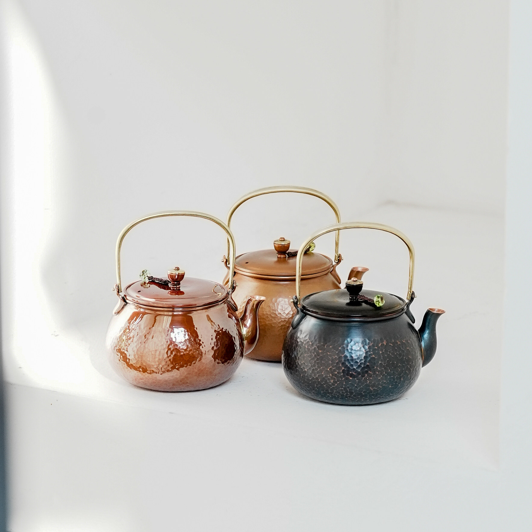 纯手工提梁壶泡茶壶锤纹茶壶茶具功夫茶具小泡壶旅行装小洞天