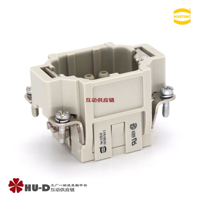HARTING浩亭09320103001进口重载连接器HanEE10EE压接针公插芯(M)