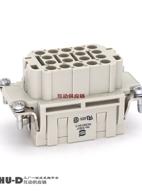 HARTING浩亭09320183101进口重载连接器HanEE18EE压接针母插芯(F)