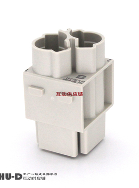 HARTING浩亭09140023151组合型重载Han100A 2芯压接模块母插芯(F)