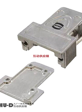 HARTING浩亭61030012018工业级D-SUB金属外壳顶出线带接地37芯用