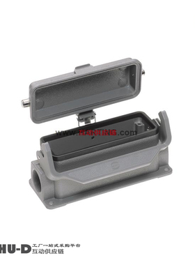 HARTING浩亭重载外壳19300242296 Han24B封底底座边出线2*M25带盖