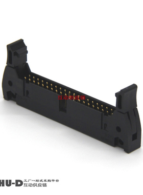 原装欧姆龙 40P弯针牛角 XG4A-4034 DC2-40P弯针 2.54间距