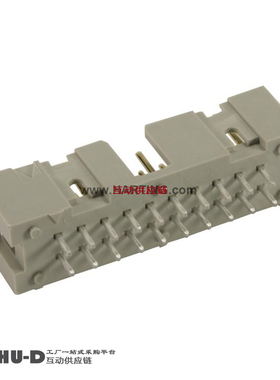 HARTING浩亭 09185166324 DC3-16P 2.54间距直针简牛16P