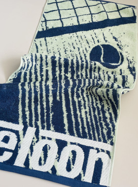 外贸纯棉无捻色织提花Te蓝色调加宽加厚舒适柔软吸水大毛巾面巾