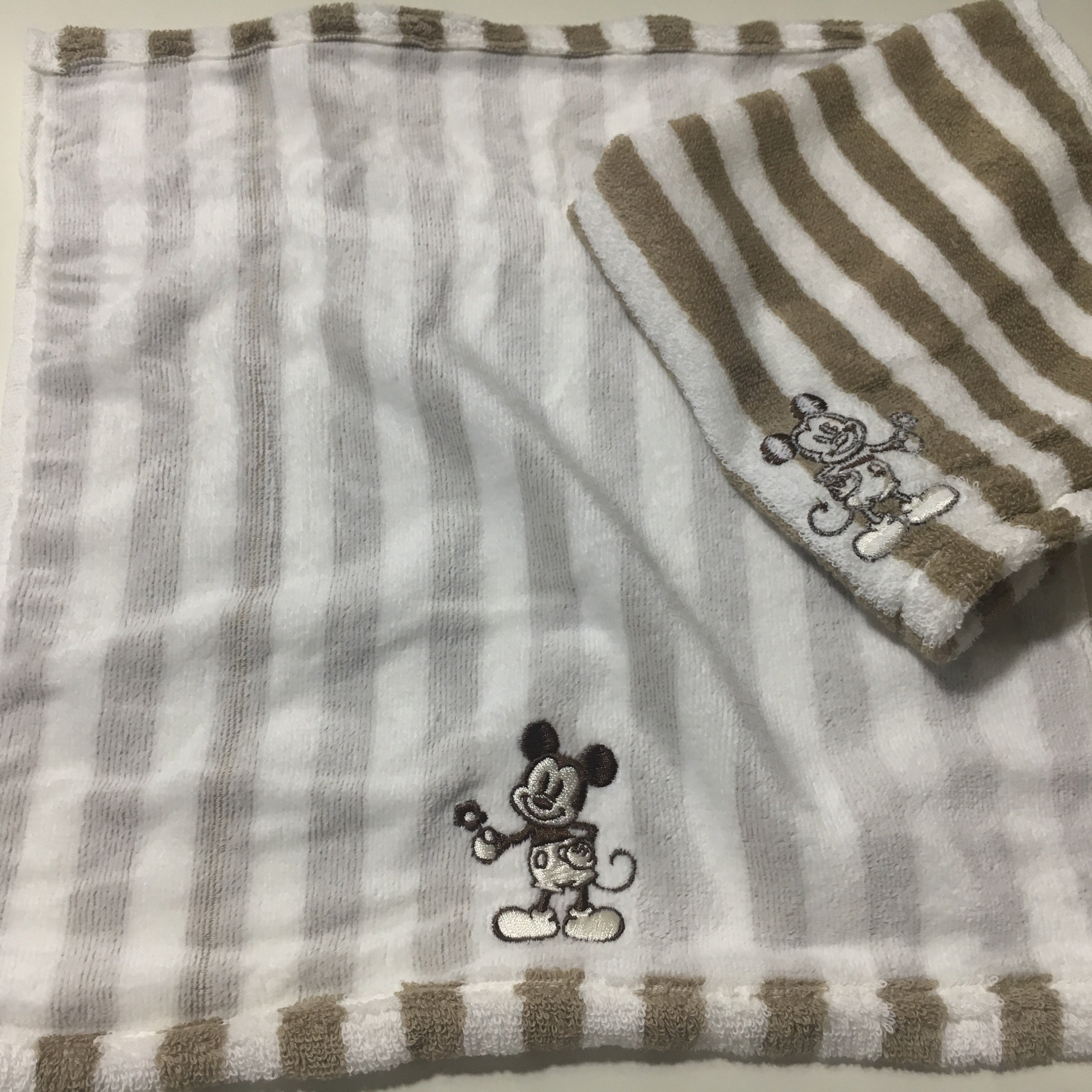 外贸纯棉出口日本双面毛圈勾边或毛圈割绒刺绣老鼠米柔软吸水可选