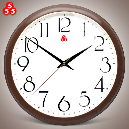三五静音石英钟简约客厅钟表静音