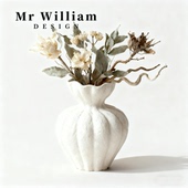 轻奢陶瓷花瓶侘寂高级感复古艺术装 法式 饰摆件客厅 William