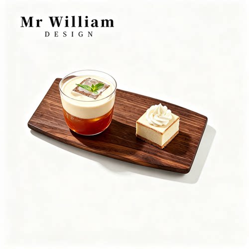 MRWilliam北欧轻奢胡桃木托盘