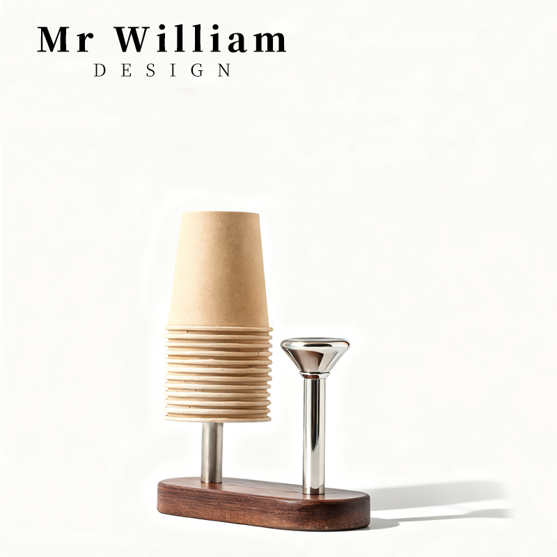 MRWilliam北欧一次性胡桃木杯架