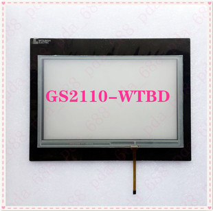 10寸GS2110-WTBD工控设备配件触摸屏触控玻璃板 保护面膜薄膜