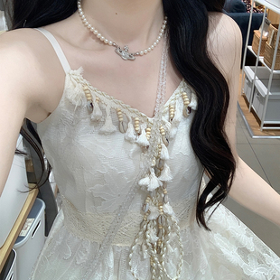 高中女生民族风吊带裙子夏2025新款初中学生气质温柔风吊带连衣裙