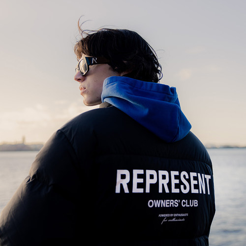 Represent立领夹克棉服