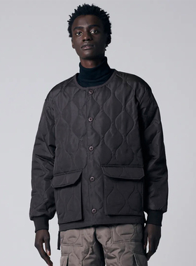 国内现货 Taion 104PML 25AW 军事绗缝圆领轻便羽绒服夹克外套潮