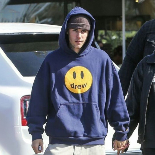 Drew 笑脸印花宽松滑板帽衫 House 24秋冬新美式 卫衣 Hoodie 正品