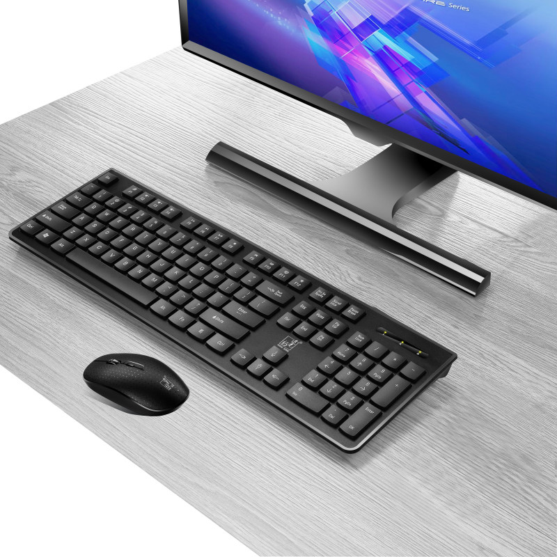 追光豹8810笔记本2.4Gusb无线键盘鼠标办公商务省电台式电脑轻薄