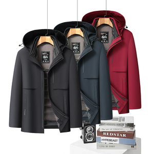 ET106*白鹅绒服中年男士羽绒服冬装外套可脱卸内胆厚送爸爸*P245