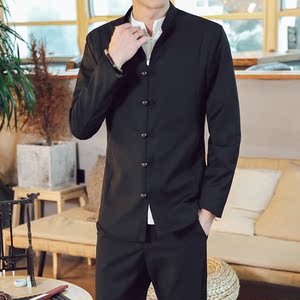 W202 *男士中山装复古风立领修身舞台表演西装套装 * P85图片
