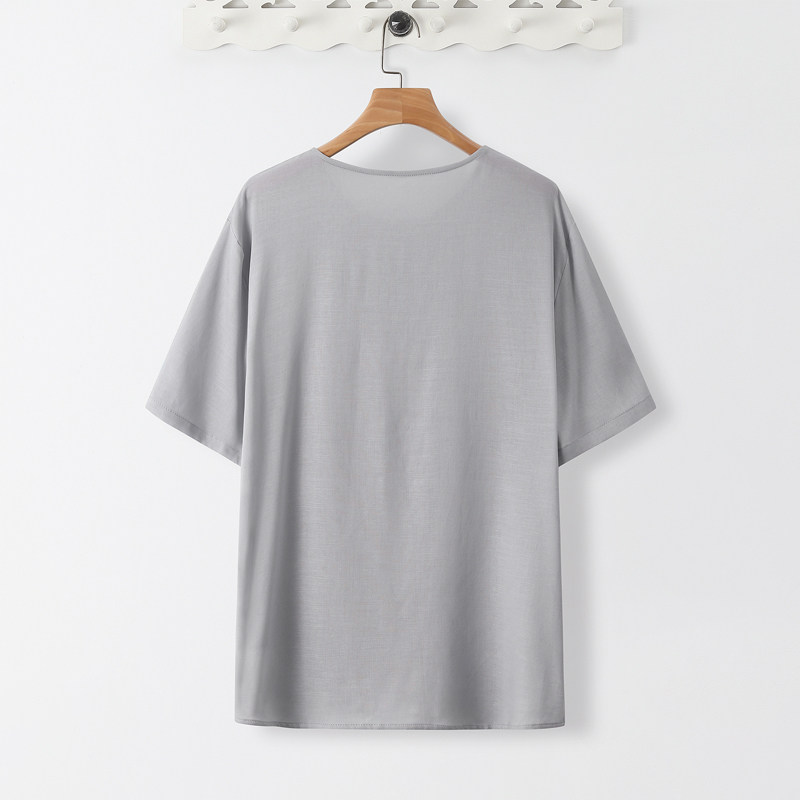 TS30*夏季风禅服居仕服短袖薄款凉感衬衫*P75,男装衬衫,星座1516（原B303）