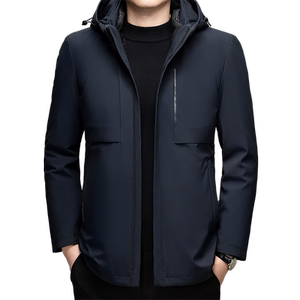 MT106*白鹅绒服中年男羽绒服冬装外套可脱卸内胆加毛送爸爸 *P245图片