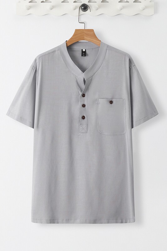 TS20*夏季风男士短袖薄款凉感T恤禅服居仕服*P60,男装T恤,星座1516（原B303）