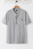 TS20*夏季风男士短袖薄款凉感T恤禅服居仕服*P60，男装T恤，星座1516（原B303）