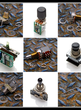 EMG/原厂配件/电位器/档位器/Boost/断音开关/电容/插口/免焊接