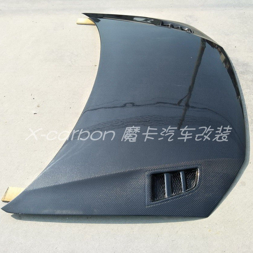 本田九代思域civic改装碳纤维开孔机盖9代思域碳纤引擎盖头盖尾翼