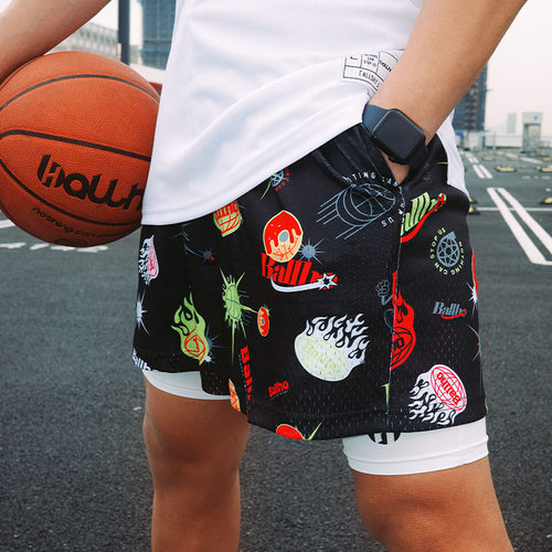 BALLHO运动短裤速干网眼篮球裤夏