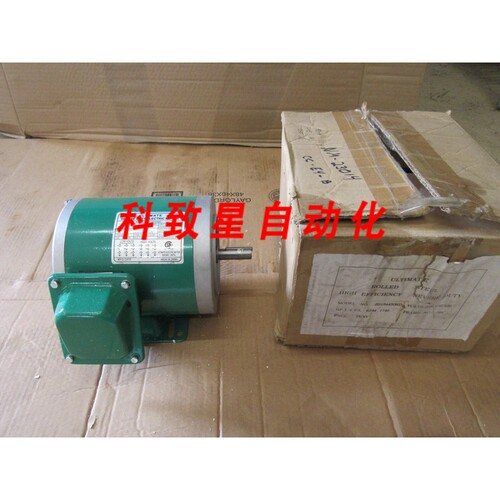 工业配件ULTIMATE JD1S44NMD电机56C 3PH 1/4HP 1745RPM 208-230/