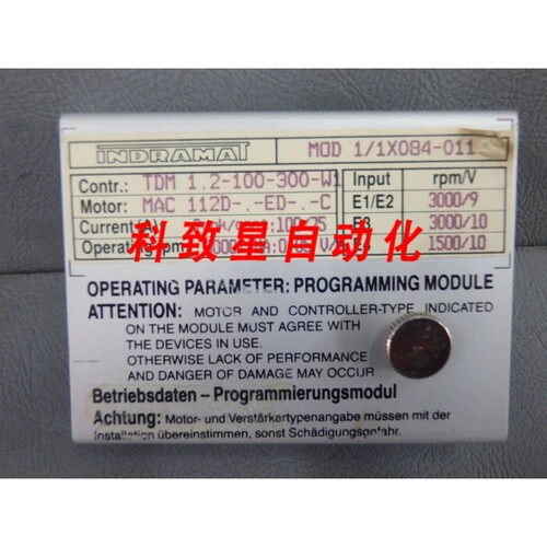 工业配件MOD11X084011-MOD1/1X084-011 编程模块