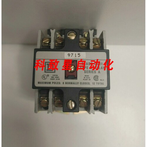 工业配件SER.A 8N.C.CONTROL RELY 120V COIL 8501-XO40