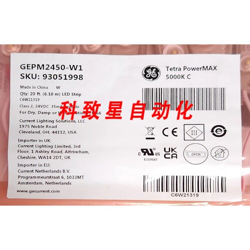 工业配件GE PM2450 W1 TETRA POWER MAX 20FT.93051998 LED 灯条