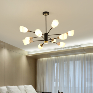 北欧吊灯现代简约客厅主灯具圆球魔豆分子轻奢风格大气餐厅卧室灯