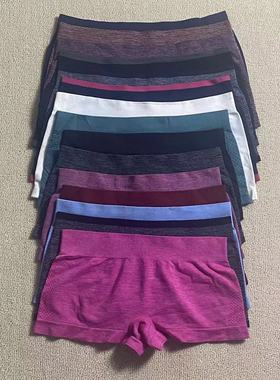 33161NK出口尾中腰运动内裤女平角透气速干弹力舒适短裤