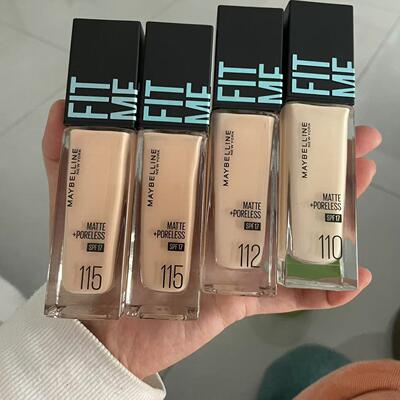 美宝莲定制柔雾粉底液控油