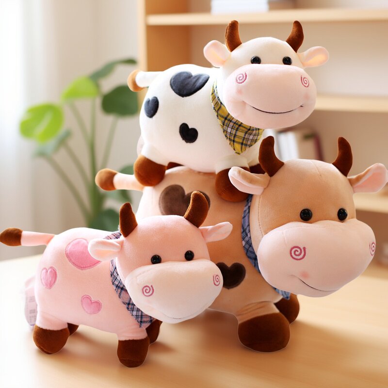 创意新款生肖小牛公仔毛绒玩具