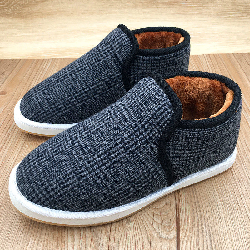 棉鞋男秋冬季加绒加厚老北京手工布鞋女防滑软底中老年休闲保暖鞋,流行男鞋,高帮鞋,淘宝优惠券,粉丝福利购,淘宝优惠卷