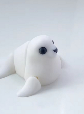 3D打印橙小海报装饰饰品玩具礼品桌面摆件多关节可移动--