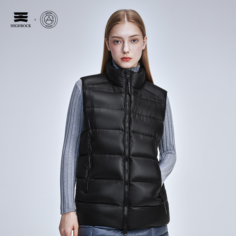 赠袜子》天石鹅铠甲三防羽绒马甲