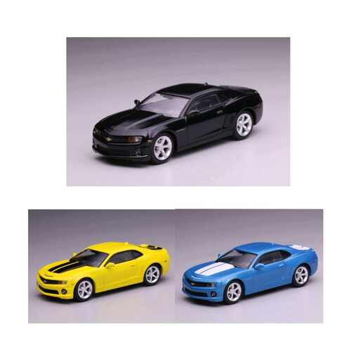 596 Model 1:64雪佛兰科迈罗Camaro大黄蜂合金车模男友礼物收藏品