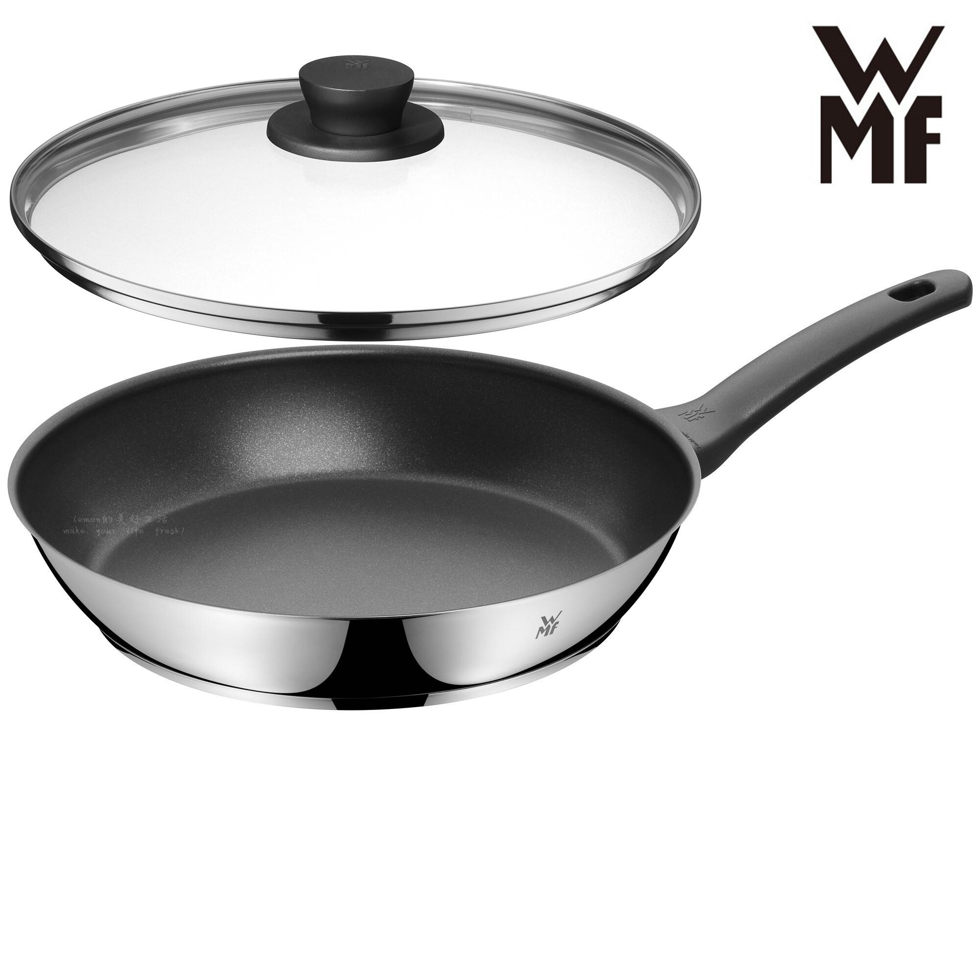 德国品牌WMF304不锈钢不沾平底锅图片