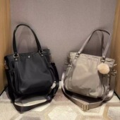 高级质感尼龙布大容量托特包简约通勤女士包多隔层斜挎手提单肩包