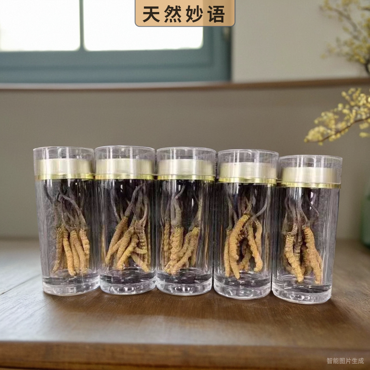 冬虫夏草(5-6根/克)适合自用非西藏那曲甘孜青海虫草泡酒茶煲汤