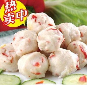 龙虾丸 海鲜丸子火锅丸子 澳门豆捞海底捞美食火锅8只装