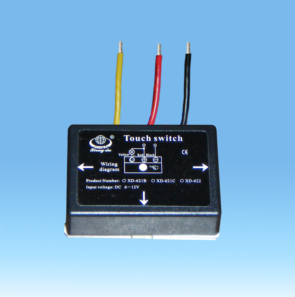 Bathroom mirror touch switch XD-622 (12V LED light stepless dimming) mirror switch