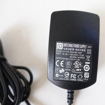 原装飞宏 12V1.5A 电源适配器  PSA18R-120P 5.5*2.1插头